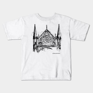 Cathedral Facade Kids T-Shirt